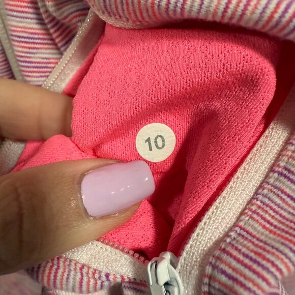 Lululemon Stride Jacket Wee are From Space Pink Women's Size 10 - Picture 6 of 10
